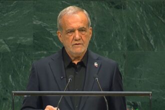 Presidente do Irã, Masoud Pezeshkian, discursa na Assembleia Geral da ONU 2026