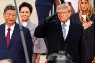 Presidente dos EUA, Donald Trump, e o presidente da China, Xi Jinping, em Maryland 23 de setembro de 2026 REUTERSKevin Lamarque