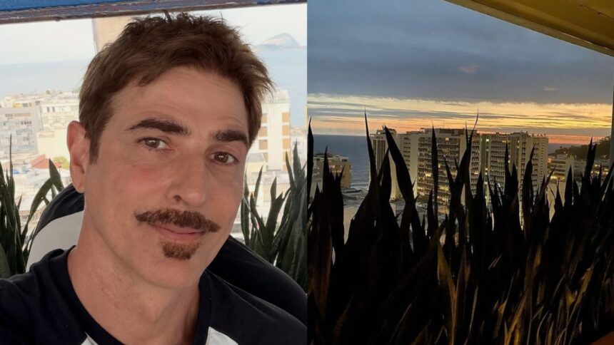 Reynaldo Gianecchini vive em duplex no Rio com vista para o mar