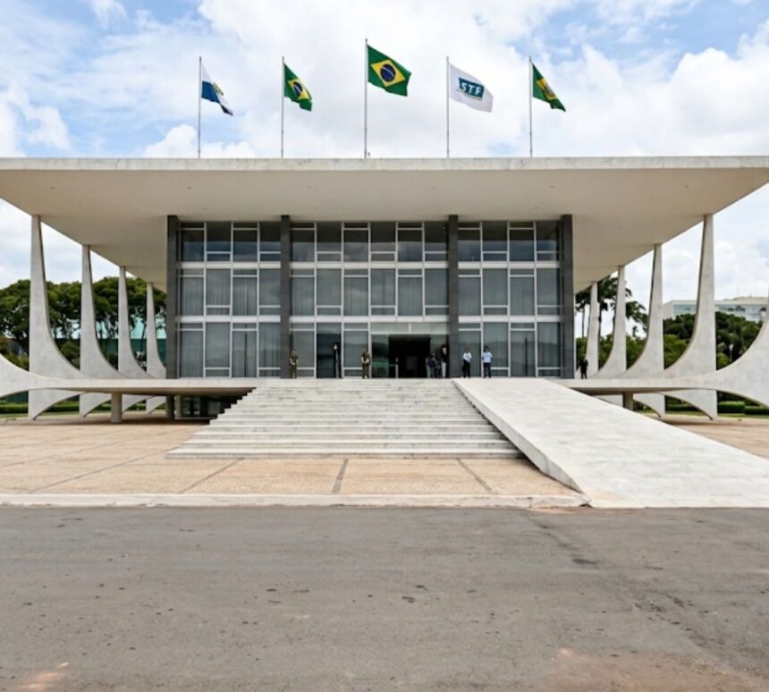 Fachada do edifício do Supremo Tribunal Federal em Brasília