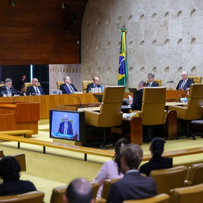 Fachada do prédio do Supremo Tribunal Federal em Brasília