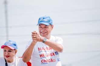 Candidato ao Senado Chicão em evento oficial no Pará