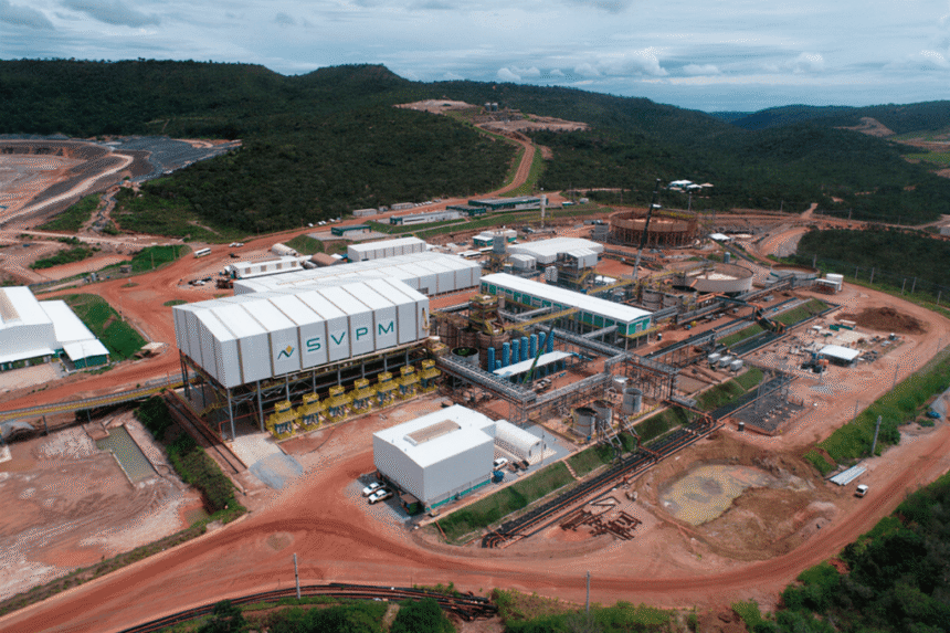 Unidade de produção de terras raras da Serra Verde em Minaçu