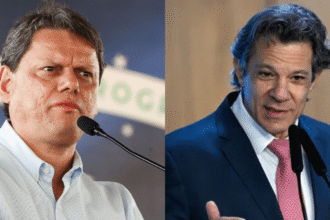 Tarcísio de Freitas e Fernando Haddad