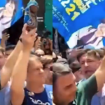 Tarcísio e Flávio em ato