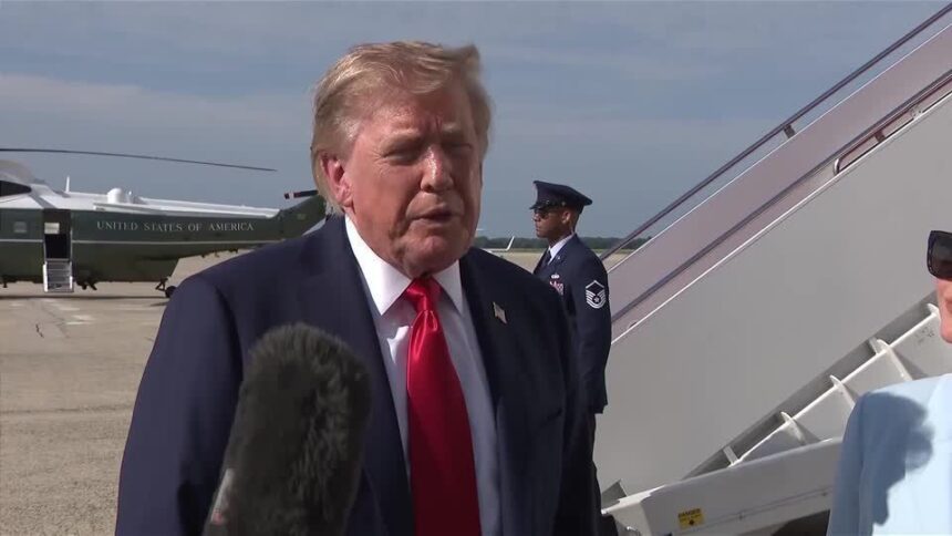 Donald Trump em campanha para eleições de meio de mandato