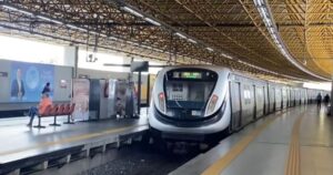 Estação de metrô no Rio de Janeiro