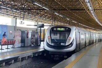 Estação de metrô no Rio de Janeiro