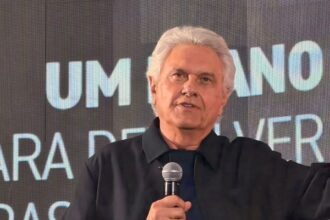 Ronaldo Caiado durante campanha presidencial