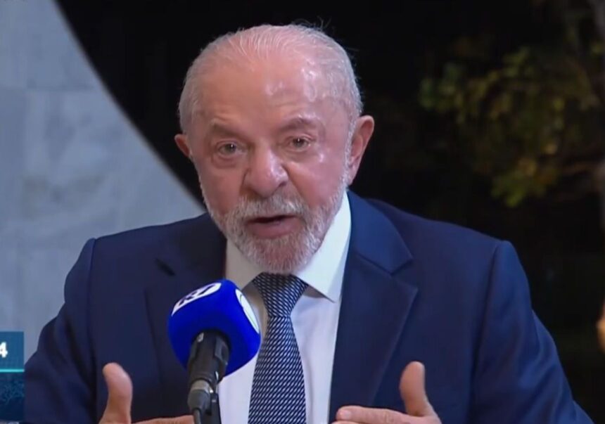 Presidente Lula durante entrevista sobre o caso Banco Master