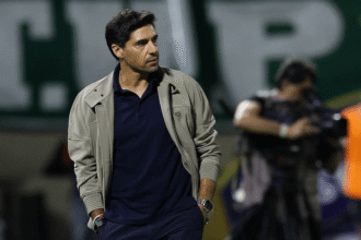 Abel Ferreira em Palmeiras 1 x 0 Novorizontino pela final do Paulistão