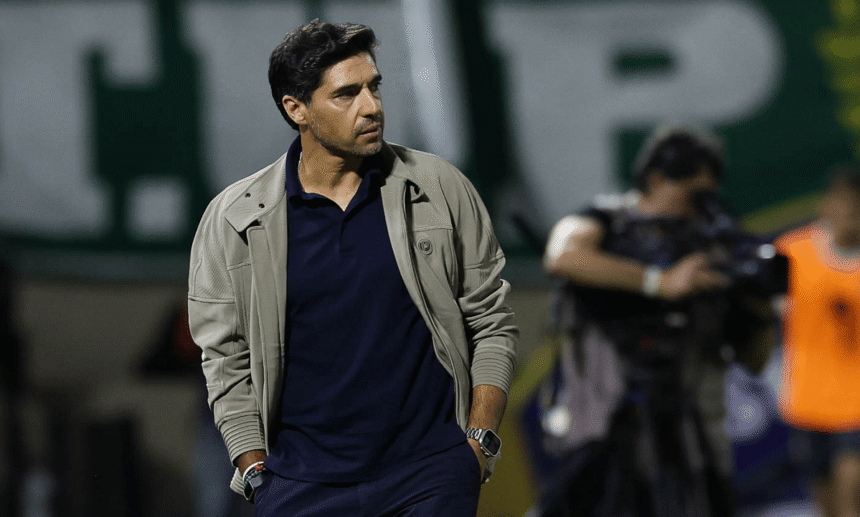 Abel Ferreira em Palmeiras 1 x 0 Novorizontino pela final do Paulistão