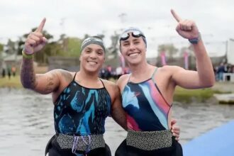 Ana Marcela Cunha e Viviane Jungblut fizeram dobradinha no pódio dos Jogos Sul-Americanos