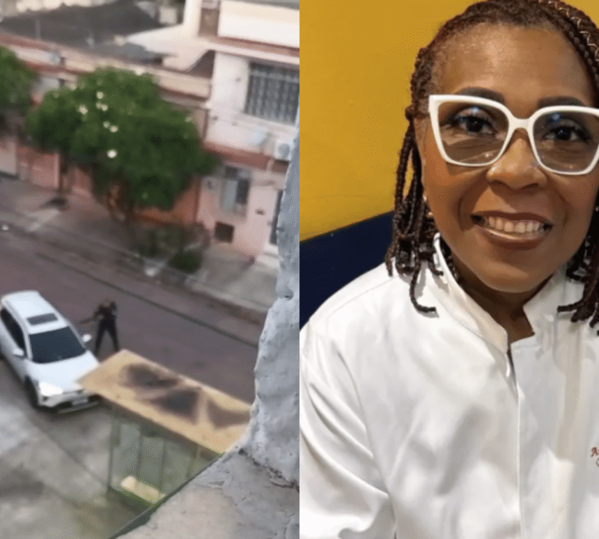 Carro da médica baleado durante abordagem em Cascadura