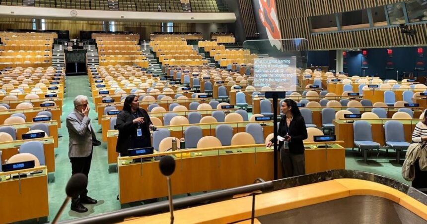 ONU muda teleprompter e revisa escadas após críticas de Trump