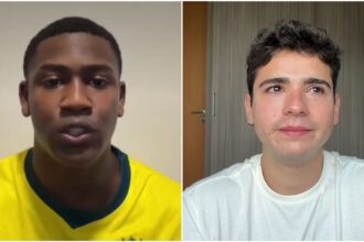 João Victor Gonçalves após abordagem na saída do Rock in Rio