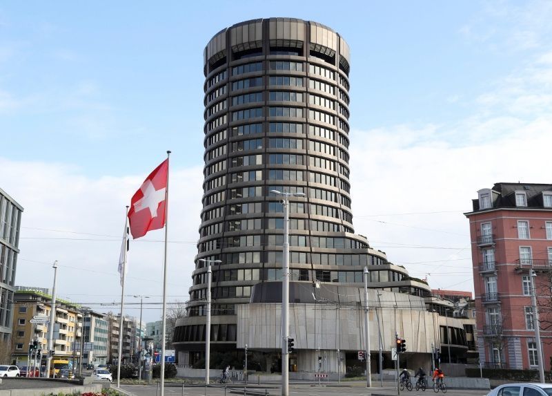 Torre da sede do Banco de Compensações Internacionais (BIS, na sigla em inglês) na Basileia, Suíça