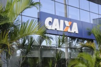 Fachada de agência da Caixa Econômica Federal