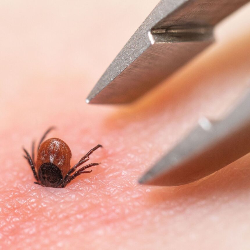 Carrapato de ervo é o vetor da doença de Lyme