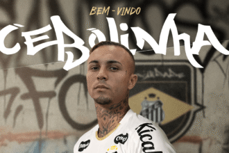 Everton Cebolinha apresentado como reforço do Santos