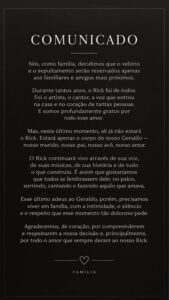 Esposa de Rick Sollo agradece orações e mensagens positivas