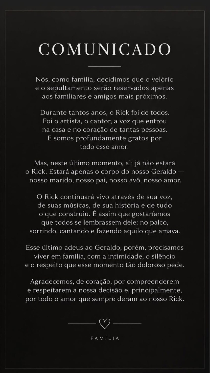 Esposa de Rick Sollo agradece orações e mensagens positivas