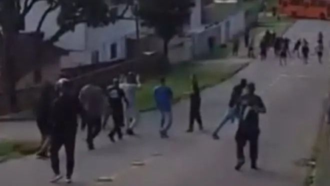 Bairro Santa Cândida, em Curitiba, onde ocorreu o confronto entre torcedores