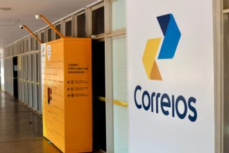 Agência dos Correios durante greve