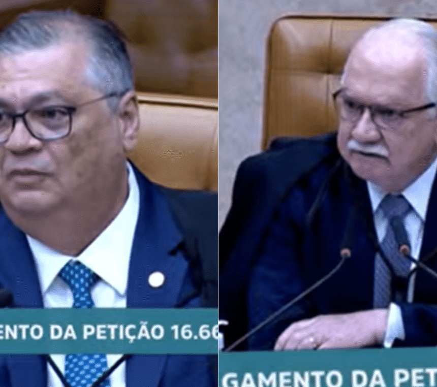Ministros Flávio Dino e Edson Fachin