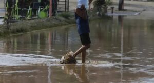 Ruas alagadas em São Paulo