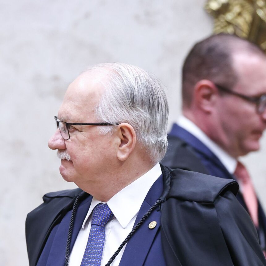 Edson Fachin durante decisão sobre dados de Daniel Vorcaro
