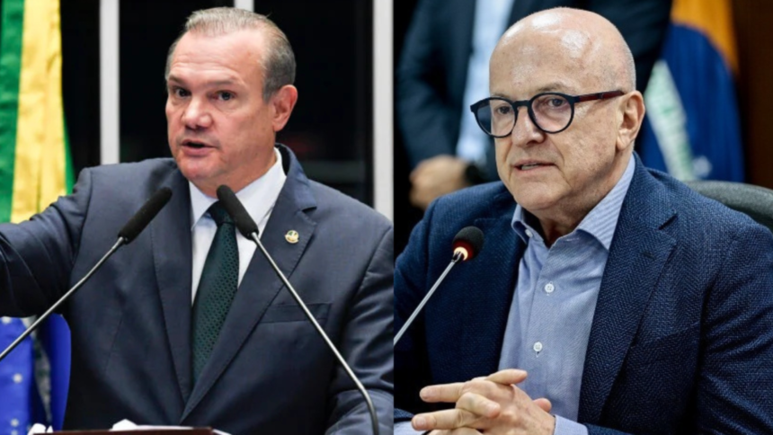 Wellington Fagundes e Otaviano Pivetta em fotografias institucionais