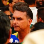 O candidato à presidência e senador Flávio Bolsonaro (PL-RJ)