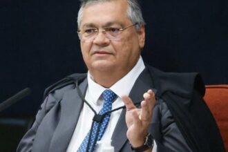Ministro Flávio Dino durante sessão do Supremo Tribunal Federal