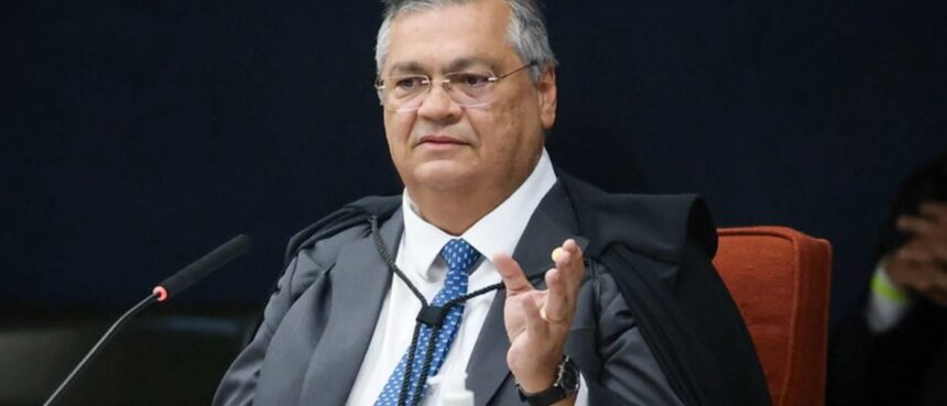 Ministro Flávio Dino durante sessão do Supremo Tribunal Federal