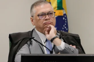Ministro Flávio Dino durante palestra no Maranhão
