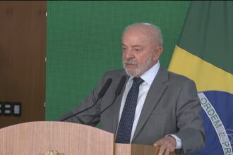 Presidente Luiz Inácio Lula da Silva durante agenda oficial em Brasília