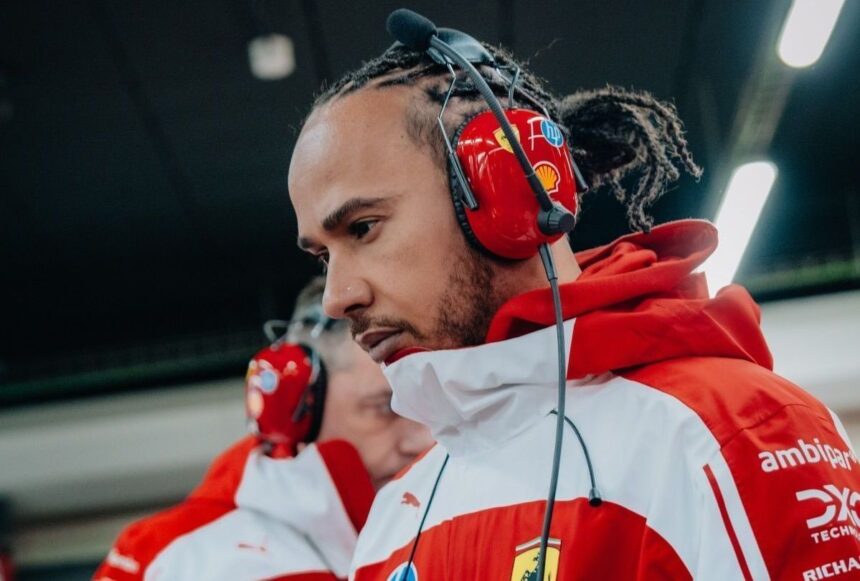 Lewis Hamilton, piloto da Ferrari