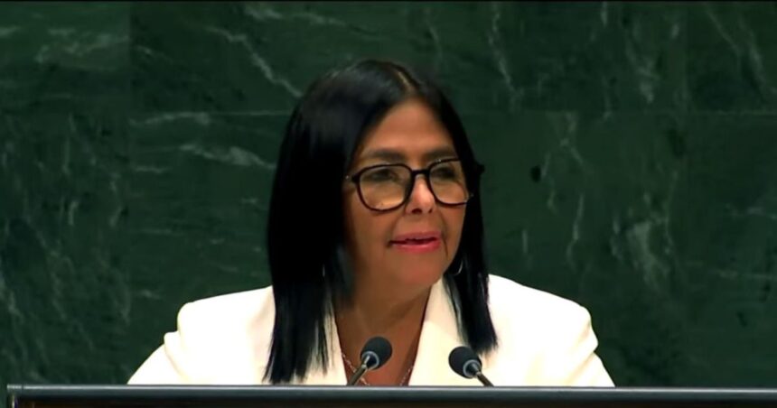 Delcy Rodríguez, presidente interina da Venezuela