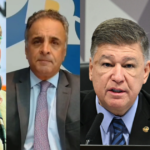 Urna eletrônica em seção de votação no Brasil