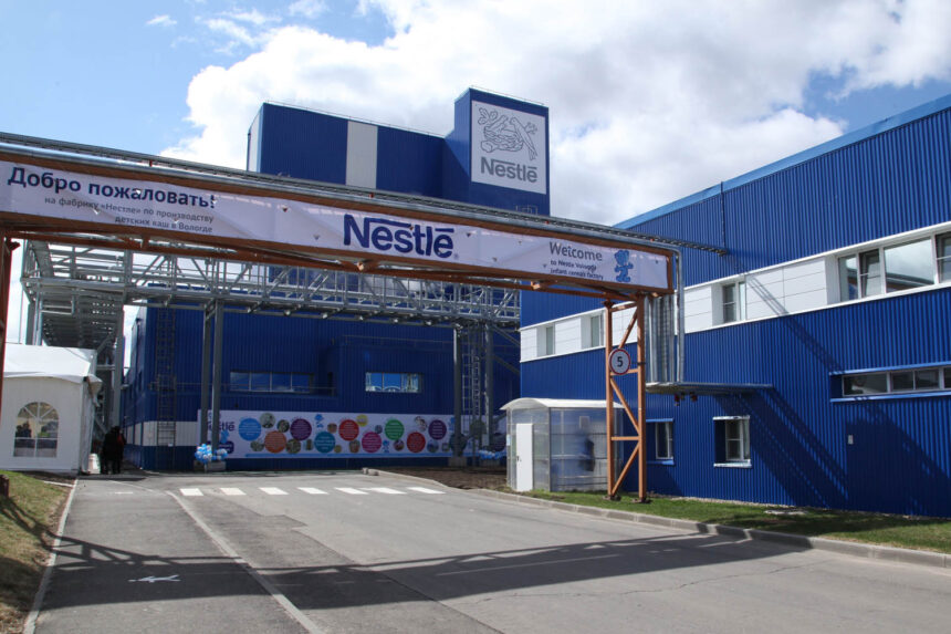 Fábrica da Nestlé em Vologda, na Rússia