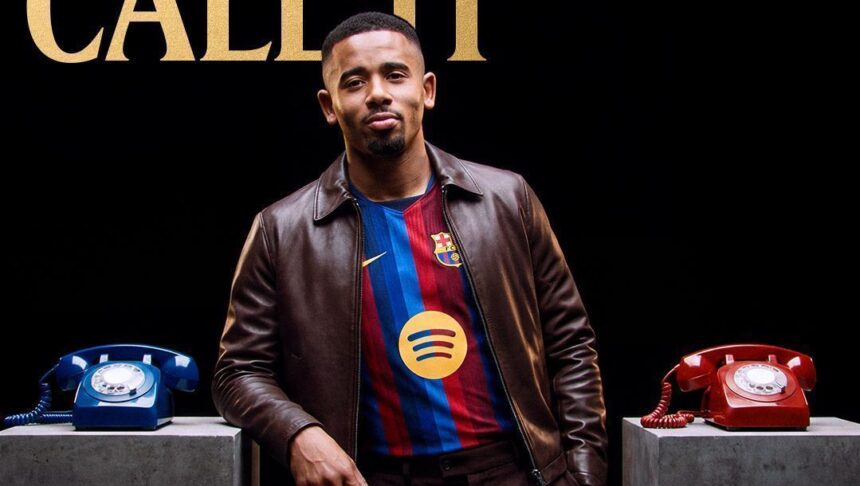 Gabriel Jesus é anunciado pelo Barcelona