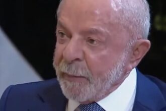 O presidente Luiz Inácio Lula da Silva durante entrevista.