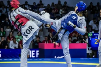 Brasília (DF), 06/09/2026 - Maria Clara Pacheco mantém hegemonia no ciclo olímpico do taekwondo. Foto: World Taekwondo/Divulgação