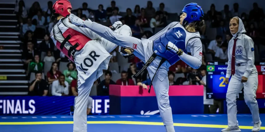 Brasília (DF), 06/09/2026 - Maria Clara Pacheco mantém hegemonia no ciclo olímpico do taekwondo. Foto: World Taekwondo/Divulgação