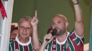 Mattheus Montenegro (dir.) é o novo presidente do Fluminense