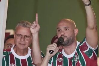 Mattheus Montenegro (dir.) é o novo presidente do Fluminense