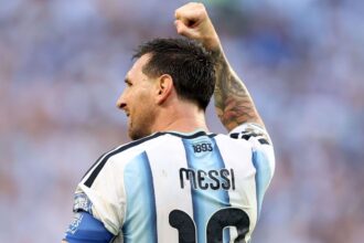 Messi, atacante da Argentina