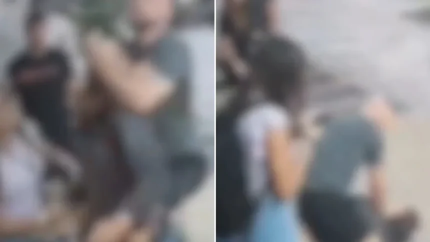 Delegado dá "mata-leão" em homem que perseguiu e tomou celular da ex em BH