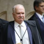Ministro Edson Fachin. durante sessão plenária do STF